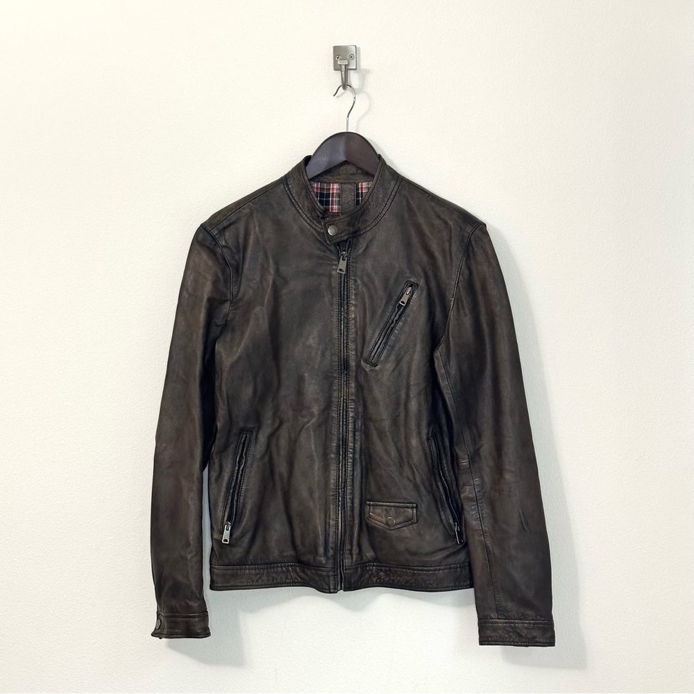 Men's Brown Leather Jacket